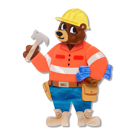 Erstwilder Brooch - Foreman Grizzly Brooch Brooches Erstwilder
