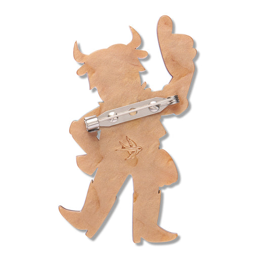 Erstwilder Brooch - Marshall Longhorn Brooch Brooches Erstwilder