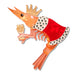Erstwilder Brooch - Pascal the King Prawn Brooch Brooch Erstwilder