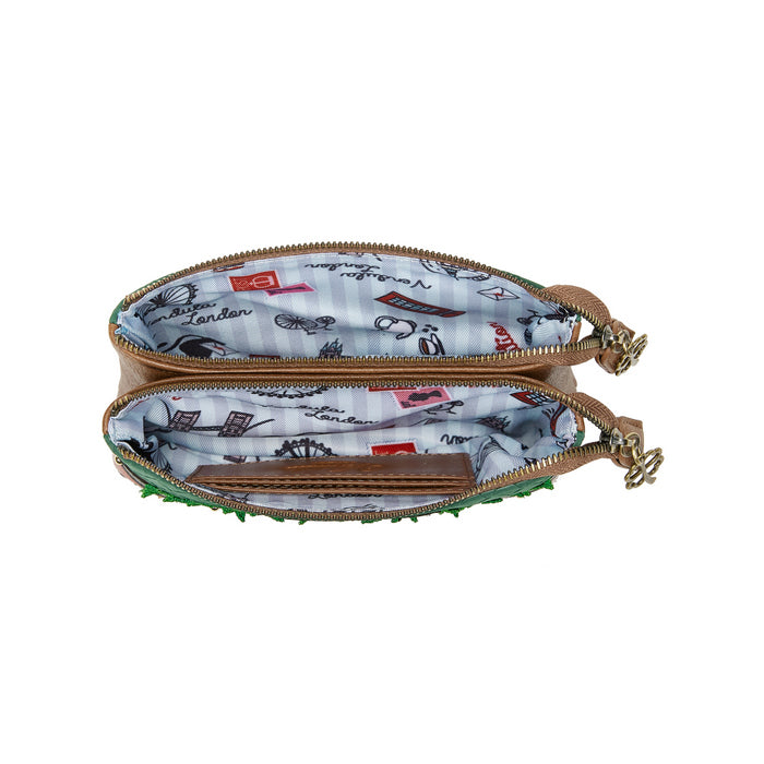 Vendula London Douple Zip Coin Purse - Clover Inn Handbags, Wallets & Cases Vendula London