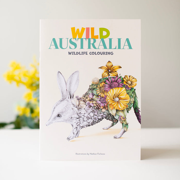 Marini Ferlazzo Colouring Book - Wild Australia Books Marini Ferlazzo   