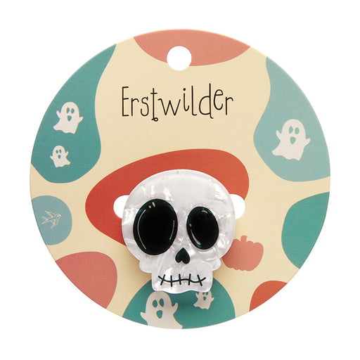 Erstwilder Halloween MINI Brooch - Skull Brooches & Lapel Pins Erstwilder   