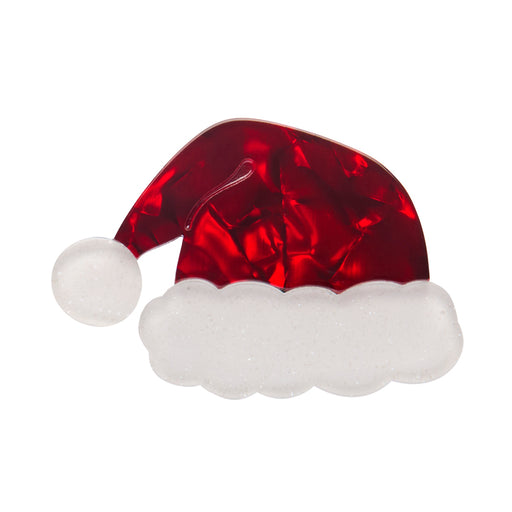 Erstwilder Christmas - Santa's New Hat Simplified Mini Brooch Brooches & Lapel Pins Erstwilder