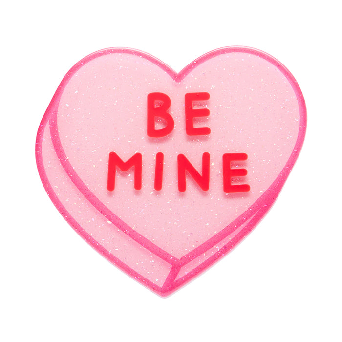 Erstwilder Sweet Valentine - MINI Brooches - PICK ONE Brooches & Lapel Pins Erstwilder Candy Heart Pink