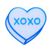 Erstwilder Sweet Valentine - MINI Brooches - PICK ONE Brooches & Lapel Pins Erstwilder Candy Heart Blue