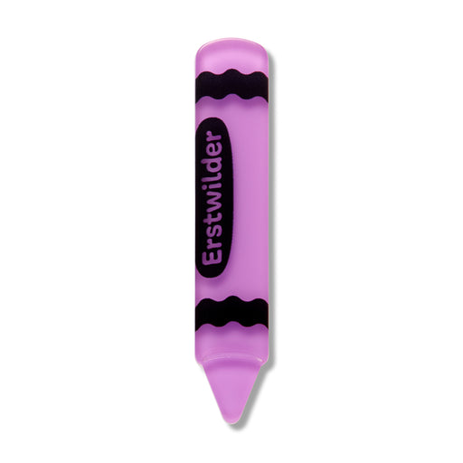 Erstwilder Mini Brooch - Arts & Crafts Crayon - PICK COLOUR Brooches Erstwilder Purple