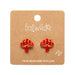 Erstwilder Essentials - Red Mushroom Stud Earrings Earrings Erstwilder   