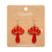 Erstwilder Essentials - Red Mushroom Drop Earrings Earrings Erstwilder   