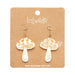 Erstwilder Essentials - Cream Mushroom Drop Earrings Earrings Erstwilder   