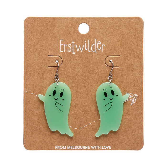 Erstwilder Essentials - Ghost Drop Earrings - GITD Earrings Erstwilder   