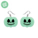 Erstwilder Essentials - Jack O Lantern Drop Earrings - GITD Earrings Erstwilder   