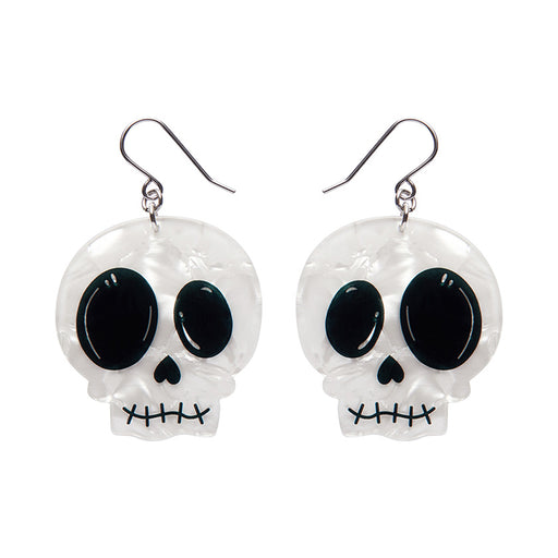 Erstwilder Essentials - Skull Drop Earrings Earrings Erstwilder   