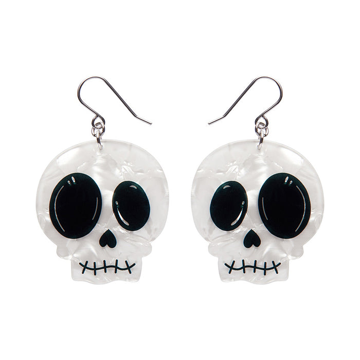 Erstwilder Essentials - Skull Drop Earrings Earrings Erstwilder   