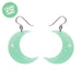 Erstwilder Essentials - Half Moon Drop Earrings - GITD Earrings Erstwilder   