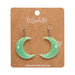 Erstwilder Essentials - Half Moon Drop Earrings - GITD Earrings Erstwilder   