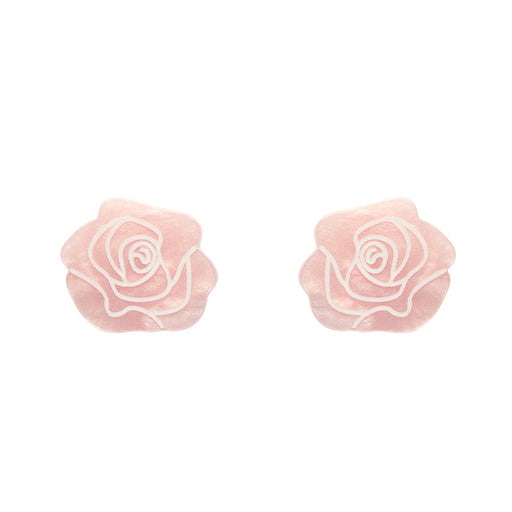 Erstwilder Essentials - Eternal Rose Earrings Pink Earrings Erstwilder   
