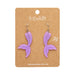 Erstwilder Essentials - Mermaid Tail Earrings Violet Earrings Erstwilder   