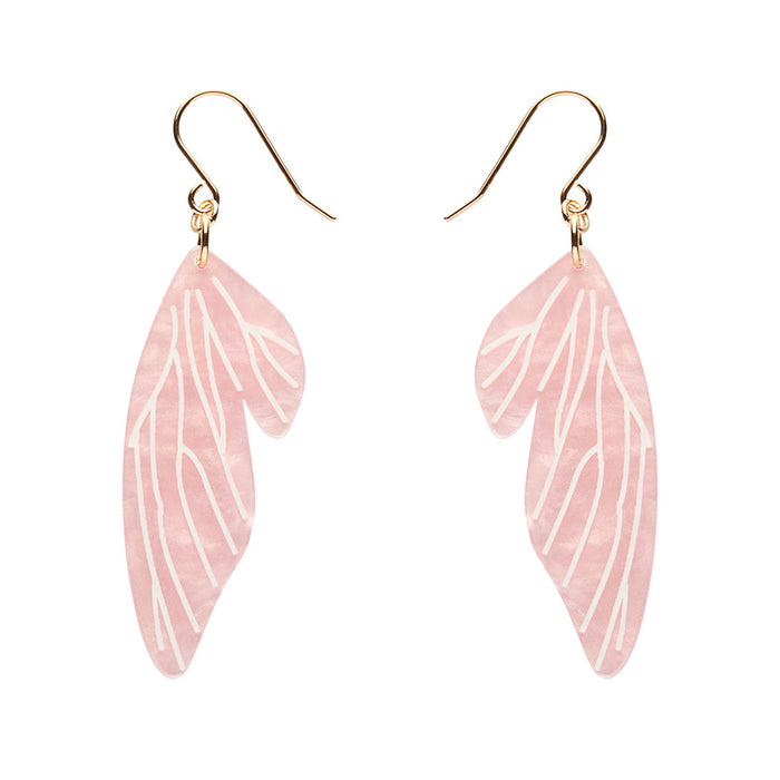 Erstwilder Essentials - Fairy Wings Earrings Pink Earrings Erstwilder   