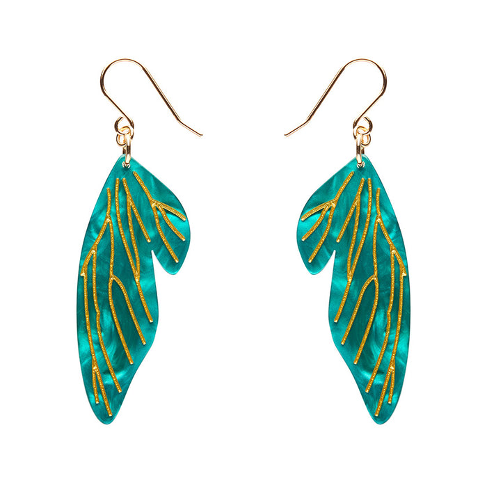 Erstwilder Essentials - Fairy Wings Earrings Mint Earrings Erstwilder   