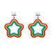 Erstwilder X Rainbow Brite - Rainbow Essentials - PICK ONE Earrings Erstwilder Star Rainbow Stud Drop Earrings