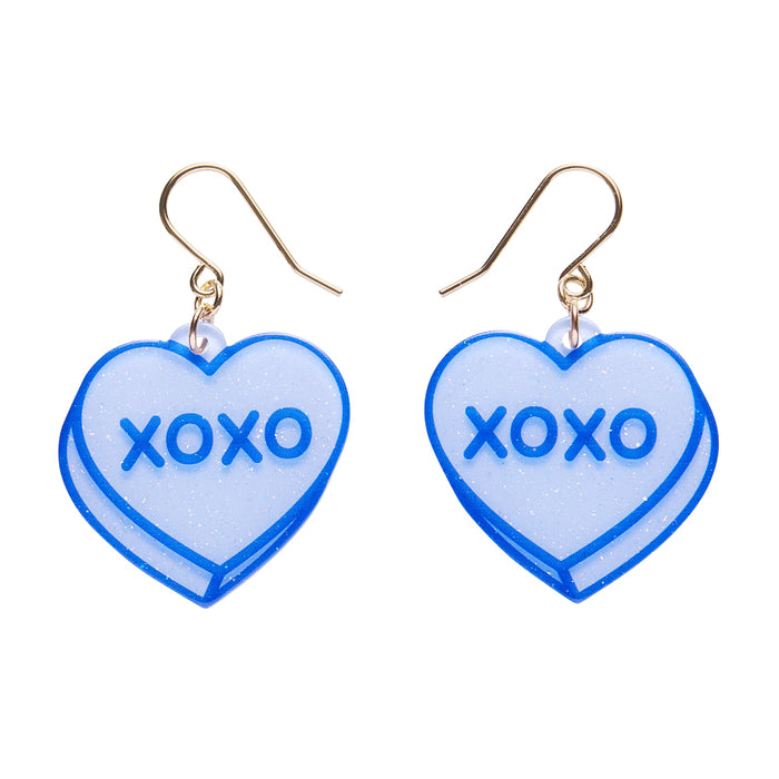 Erstwilder Sweet Valentine - Essentials - PICK ONE Earrings Erstwilder Candy Heart Blue