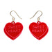 Erstwilder Sweet Valentine - Essentials - PICK ONE Earrings Erstwilder Candy Heart Red