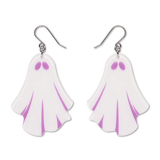 Erstwilder - Ghostie Drop Earrings - White Earrings Erstwilder