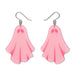 Erstwilder - Ghostie Drop Earrings - Pink Earrings Erstwilder