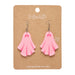 Erstwilder - Ghostie Drop Earrings - Pink Earrings Erstwilder