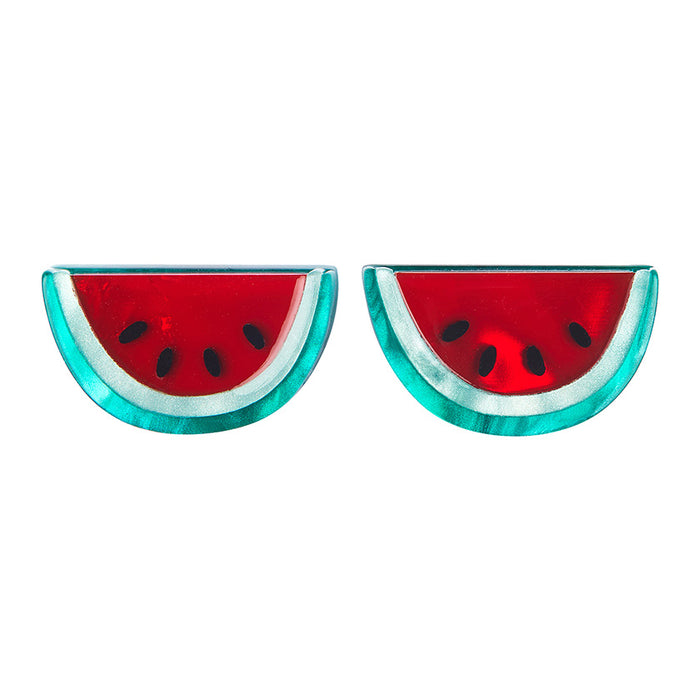 Erstwilder X Frida Kahlo - Viva la Vida Watermelons Stud Earrings Earrings Erstwilder   