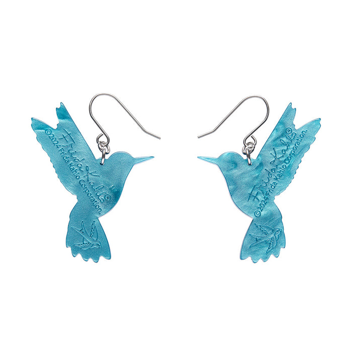 Erstwilder X Frida Kahlo - Frida's Hummingbird Drop Earrings Earrings Erstwilder   