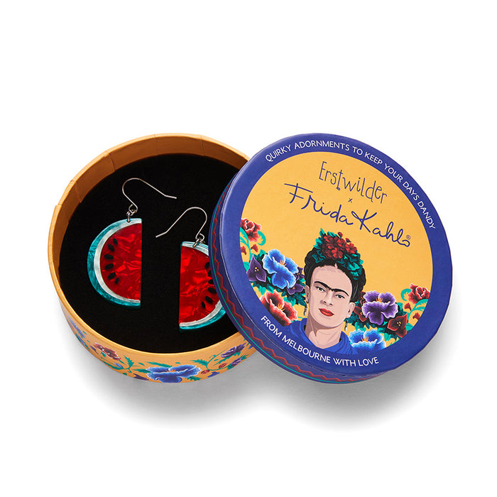 Erstwilder X Frida Kahlo - Viva la Vida Watermelons Drop Earrings