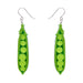 Erstwilder Earrings - Peas Please Brooches Erstwilder