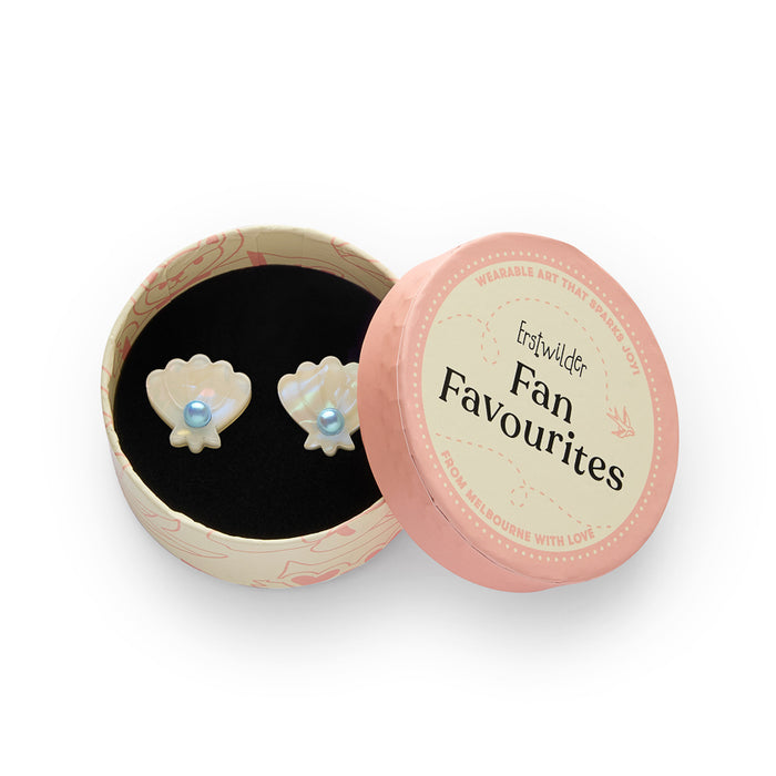 Erstwilder Fan Favourites - Saltwater Wisdom Stud Earrings Earrings Erstwilder