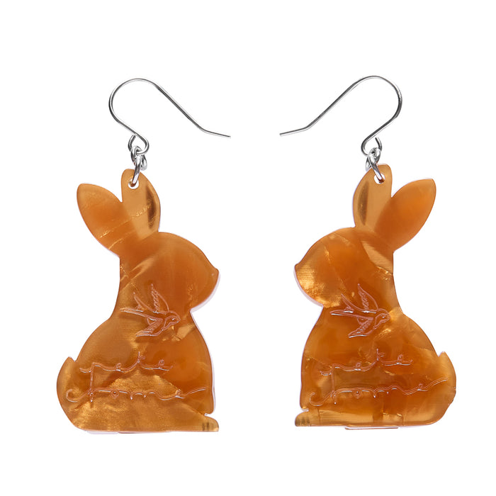 Erstwilder X Pete Cromer Easter - Maple the Bunny Earrings Earrings Erstwilder