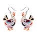 Erstwilder X Pete Cromer Easter - Clara the Chicken Earrings Earrings Erstwilder