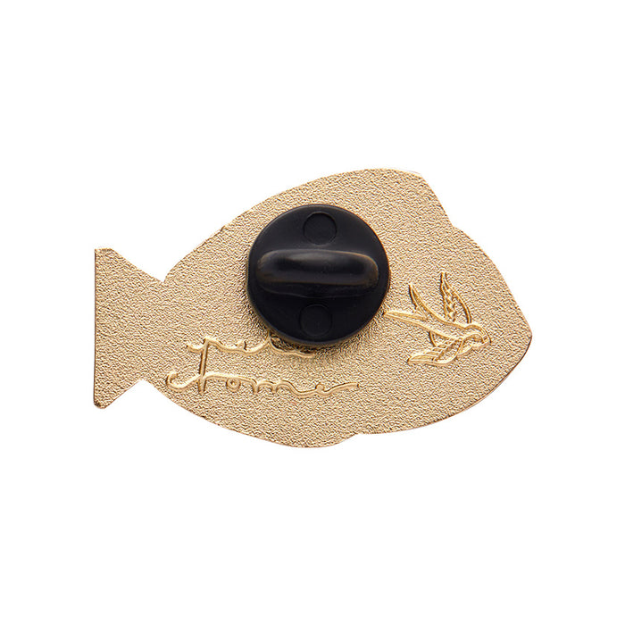 Erstwilder X Pete Cromer - Satorial Surgeon Fish Enamel Pin