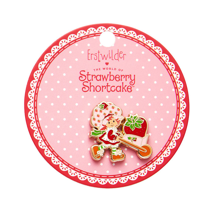 Erstwilder Strawberry Shortcake Wheelbarrow Enamel Pin
