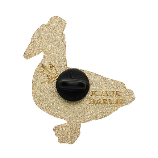 Erstwilder Enamel Pin - Well Dressed Duck Enamel Pin Erstwilder   