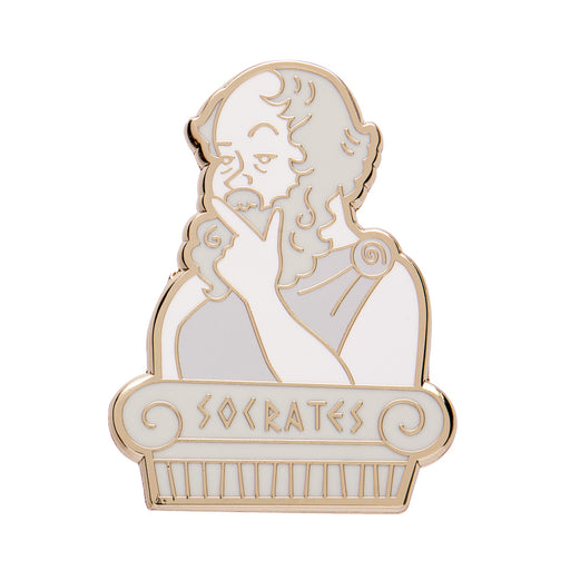 Erstwilder Enamel Pin - Socratic Method Brooches & Lapel Pins Erstwilder
