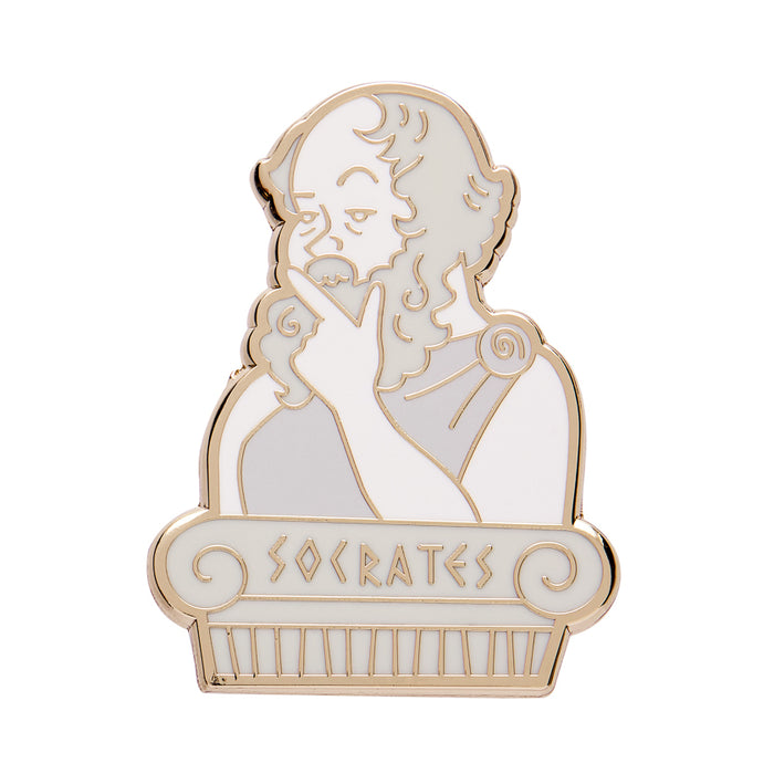 Erstwilder Enamel Pin - Socratic Method Brooches & Lapel Pins Erstwilder