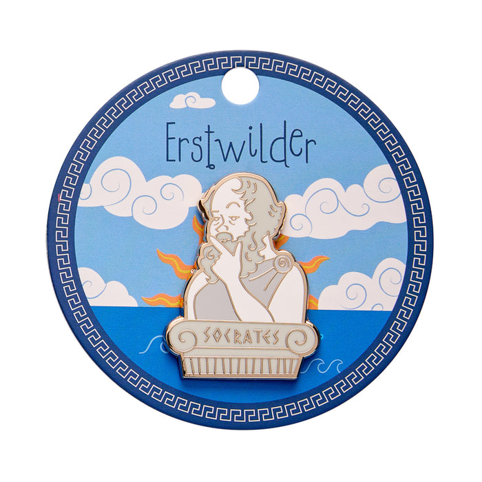 Erstwilder Enamel Pin - Socratic Method Brooches & Lapel Pins Erstwilder