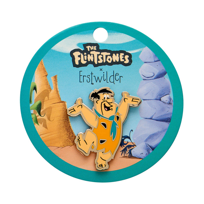 Erstwilder X Hanna Barbera - Fred Flintstone Enamel Pin Enamel Pin Erstwilder
