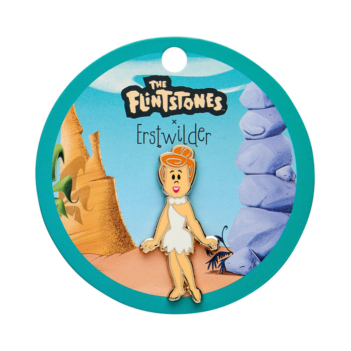 Erstwilder X Hanna Barbera - Wilma Flintstone Enamel Pin Enamel Pin Erstwilder
