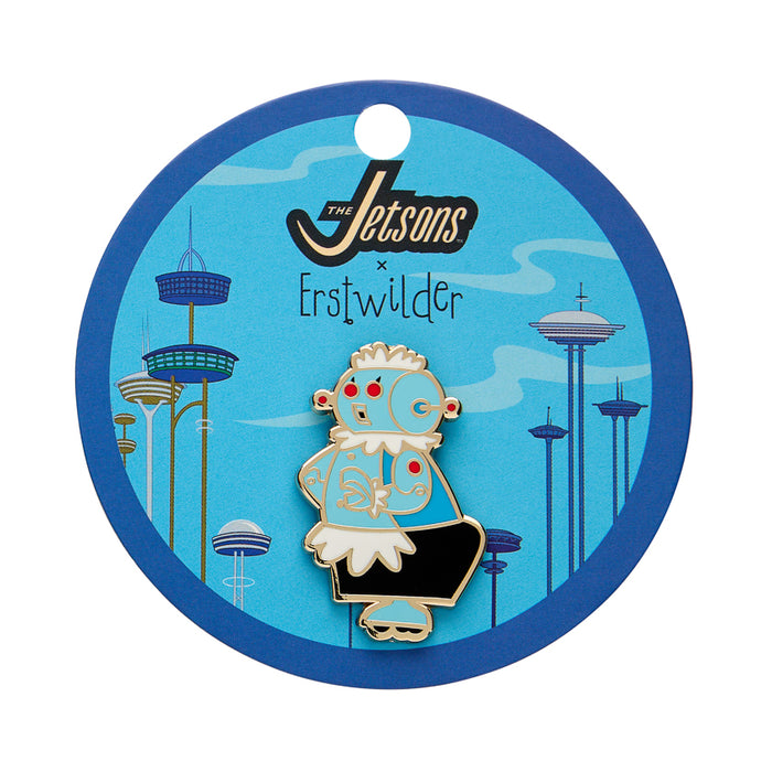 Erstwilder X Hanna Barbera - Rosie the Robot Enamel Pin Enamel Pin Erstwilder