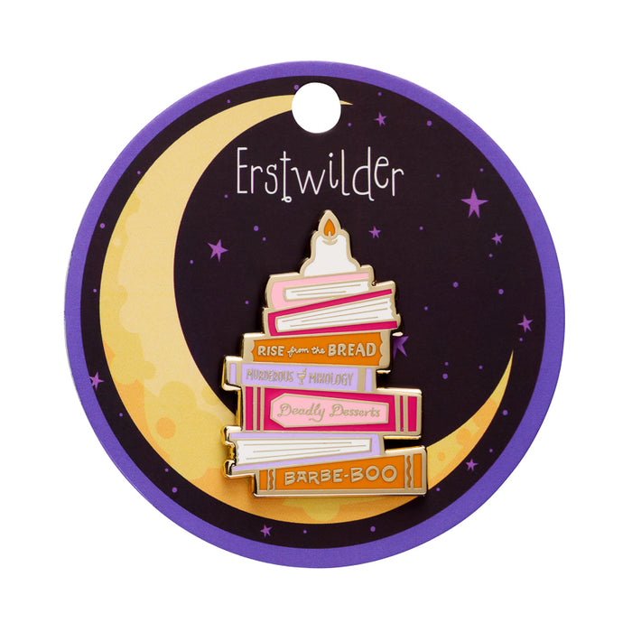 Erstwilder Brooch - Midnight Library Enamel Pin Enamel Pin Erstwilder