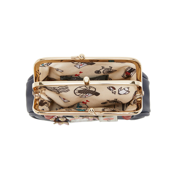 Vendula London Clipper Coin Purse - Sushi Blue Edition