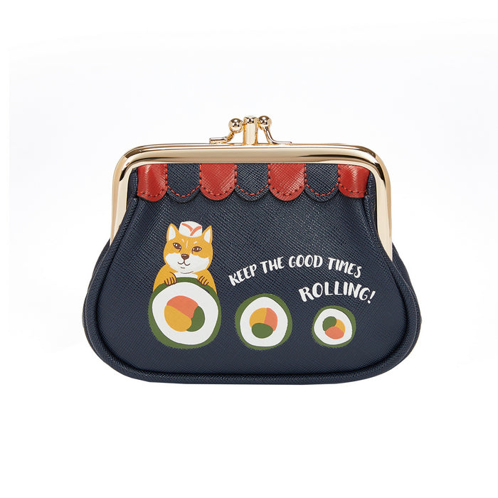 Vendula London Clipper Coin Purse - Sushi Blue Edition