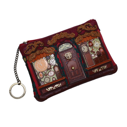 PRE ORDER Vendula London Zip Coin Purse - Tick Tock Clock Shop Wallets & Money Clips Vendula London   