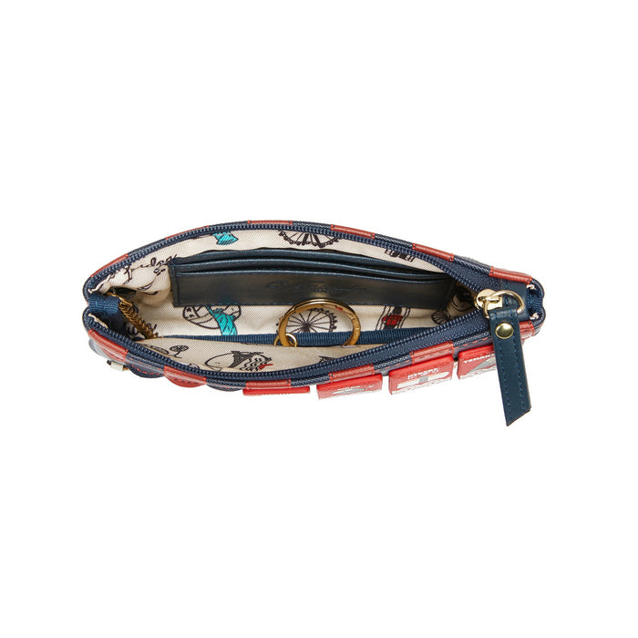 Vendula London Zip Coin Purse - Sushi - Blue Edition